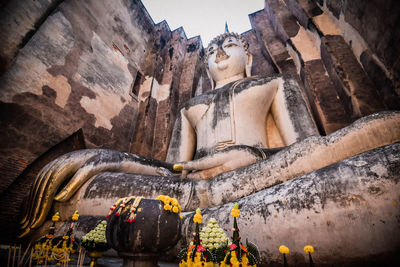 View of buddha statue