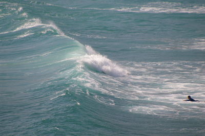 View of sea waves