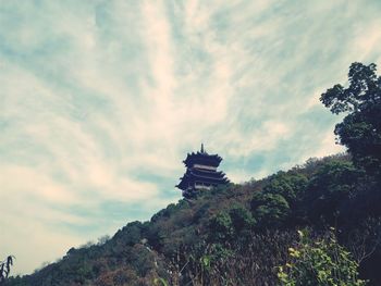 Low angle view of a temple