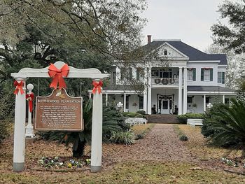 Exterior of house by building