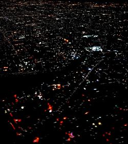 Close-up of fireworks against sky at night