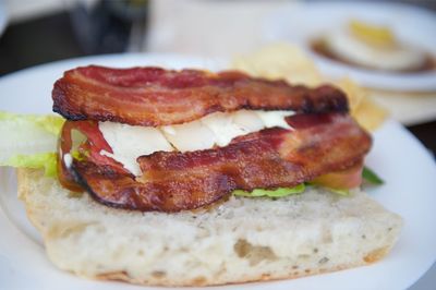 Close-up of food on plate