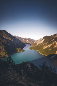 Scenic view of lake