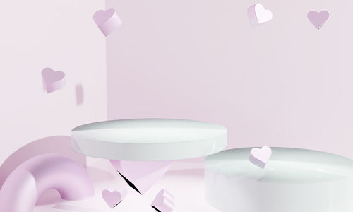 Close-up of balloons on table at home