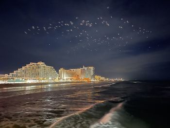 Daytona beach at night