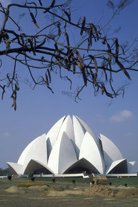 Low angle view of building against sky