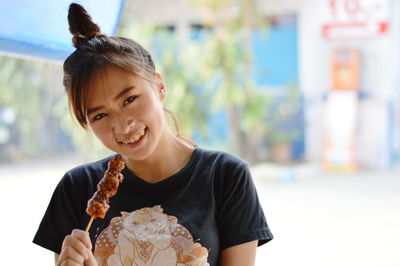 Portrait of a smiling girl