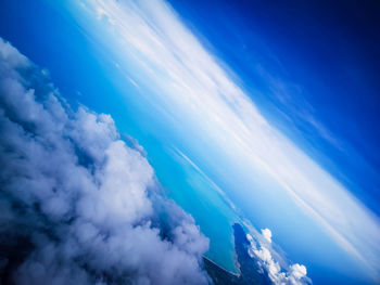 Low angle view of clouds in sky