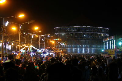 Crowd at music concert