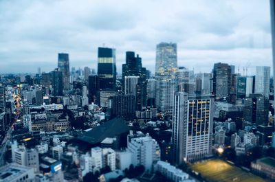 Aerial view of a city