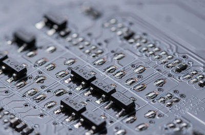 Close-up of circuit board