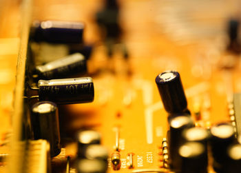 Close-up of machine part