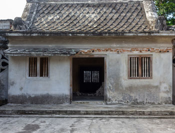 Facade of old building