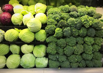 Close-up of vegetables for sale at market stall
