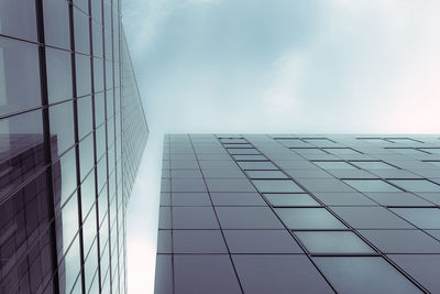 Low angle view of built structure against sky