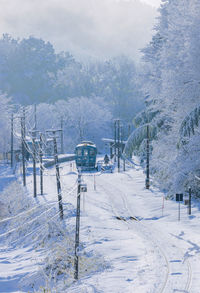 Snow covered landscape