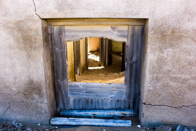 Entrance of old building
