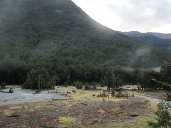 Scenic view of landscape against sky