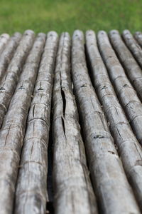 Detail shot of bamboo wood