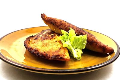 Close-up of food on plate