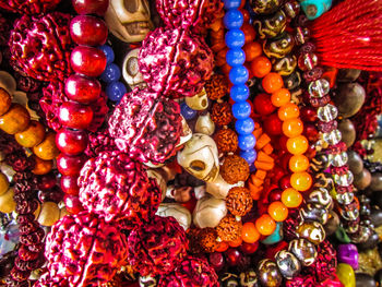 Close-up of jewelry for sale