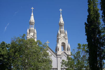 Low angle view of church