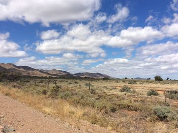 Scenic view of landscape against sky