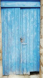 Close-up of wooden door