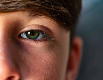 Close-up portrait of boy