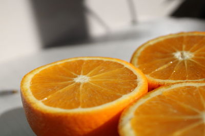 Close-up of lemon slices