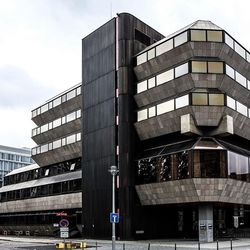 Low angle view of modern building