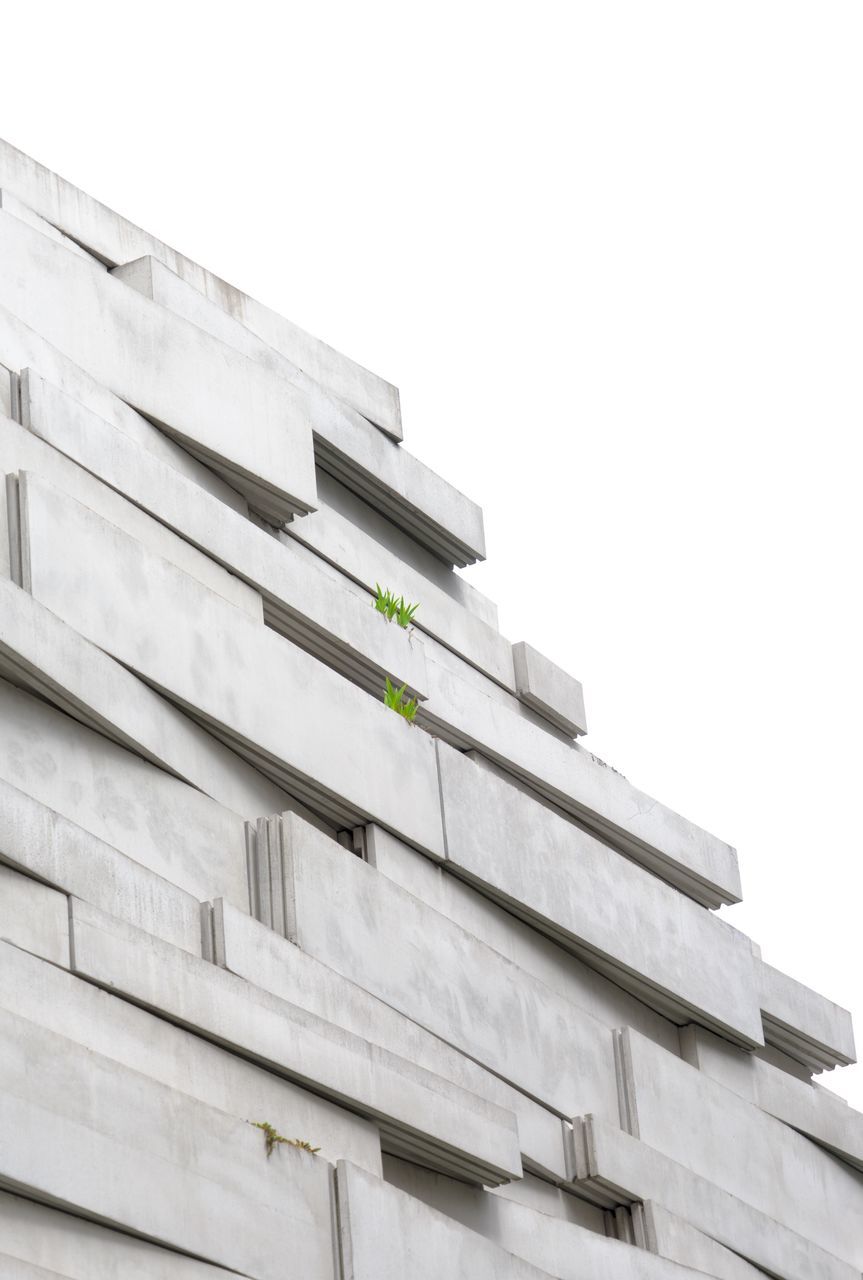 building exterior, low angle view, architecture, built structure, no people, outdoors, city, clear sky, day, sky, close-up