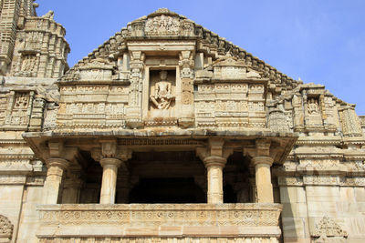 Low angle view of historical building