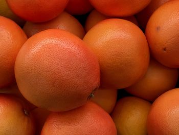 Full frame shot of oranges