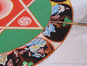 Mandala réalisé par des moines tibétains 