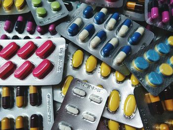 Full frame shot of multi colored pencils