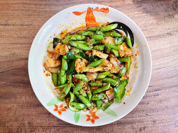 Stir fried long beans