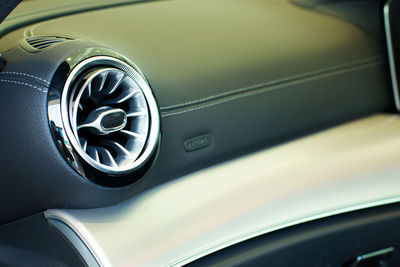 Close-up of modern car