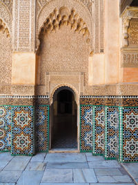 Low angle view of historical building