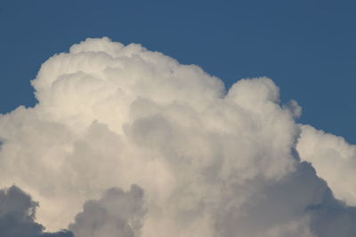 Low angle view of clouds in sky