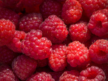 Full frame shot of strawberries