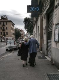 People on city street