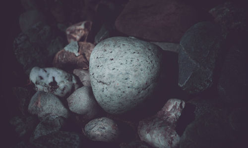 Full frame shot of pebbles