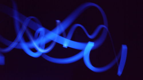 Close-up of blue lights