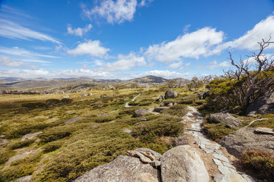 Scenic view of landscape against sky