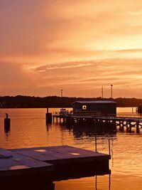 Pier at sunset