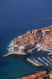 Aerial view of dubrovnik