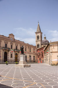 View of historical building against sky in sulmona