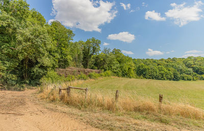 French countryside and landscapes in summer