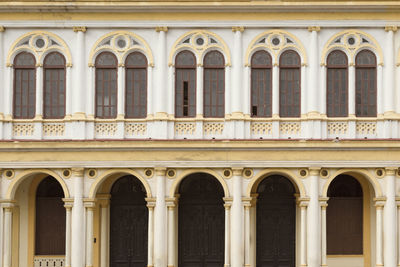 Low angle view of building in city